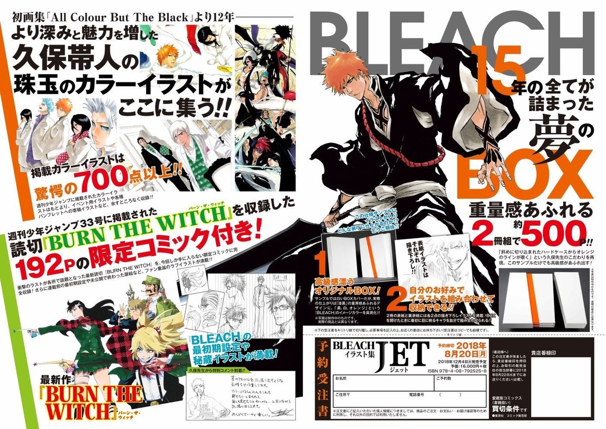 Bleach Illustrations JET Art Book + Case Limited Edition