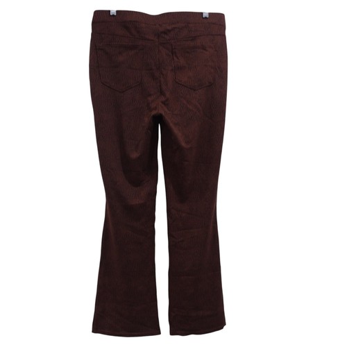 END 8/3 DG2 Diane Gilman Ankle Pant Sz PM Brown Black Faux Reptile Print - Picture 8 of 10