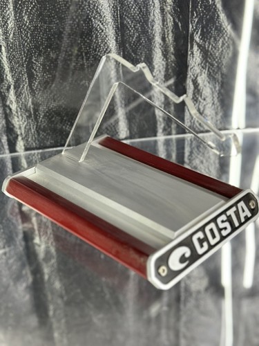 Costa Del Mar Sunglasses Retail Store Glasses Display Tabletop Stand 3 Slots - Picture 2 of 2