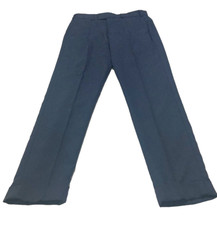 NWT-Murano men's pants size 30 inseam 32 blue dress pants with cuffs and patter