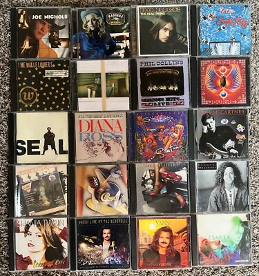CD's YOU CHOOSE!!  ZZ Top, Seal, Sinatra, Elvis, Madonna MORE! Buy 2 Get 1 Free!