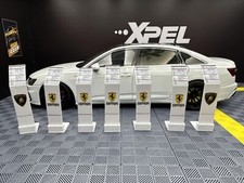 Diorama 1/18 Scena Garage Modellino Auto Tabellone Props Showroom Accessori Modello