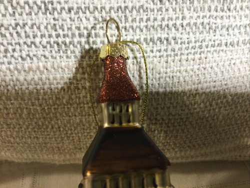 Vintage Big Ben mundgeblasenes Glas Glitzer Weihnachtsschmuck London England Großbritannien UK 🇬🇧 - Bild 10 von 17