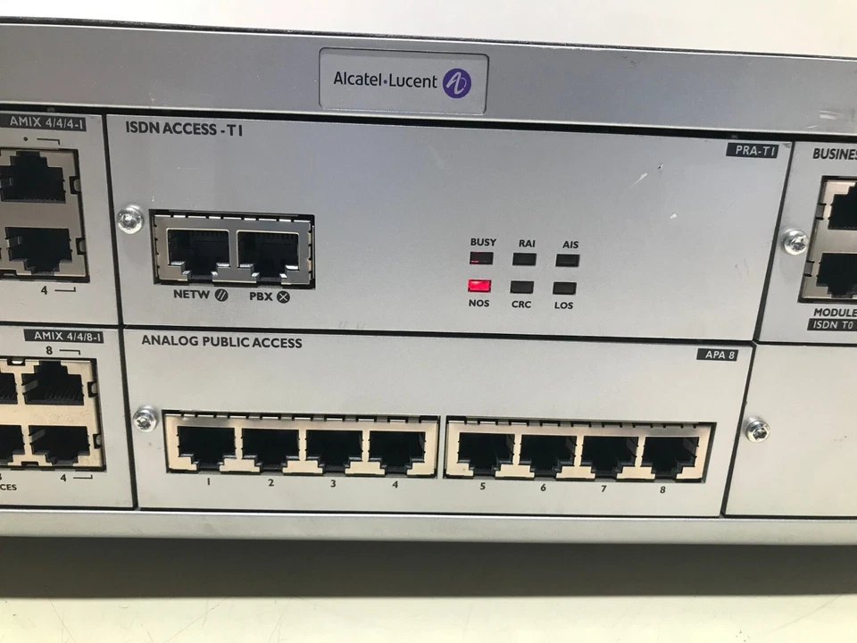 ALCATEL-LUCENT OmniPCX OFFICE (MEDIANO) con PowerCPU EE APA 8 PRA-TI y AMIX 4/4 4/8 Foto 4 de 4