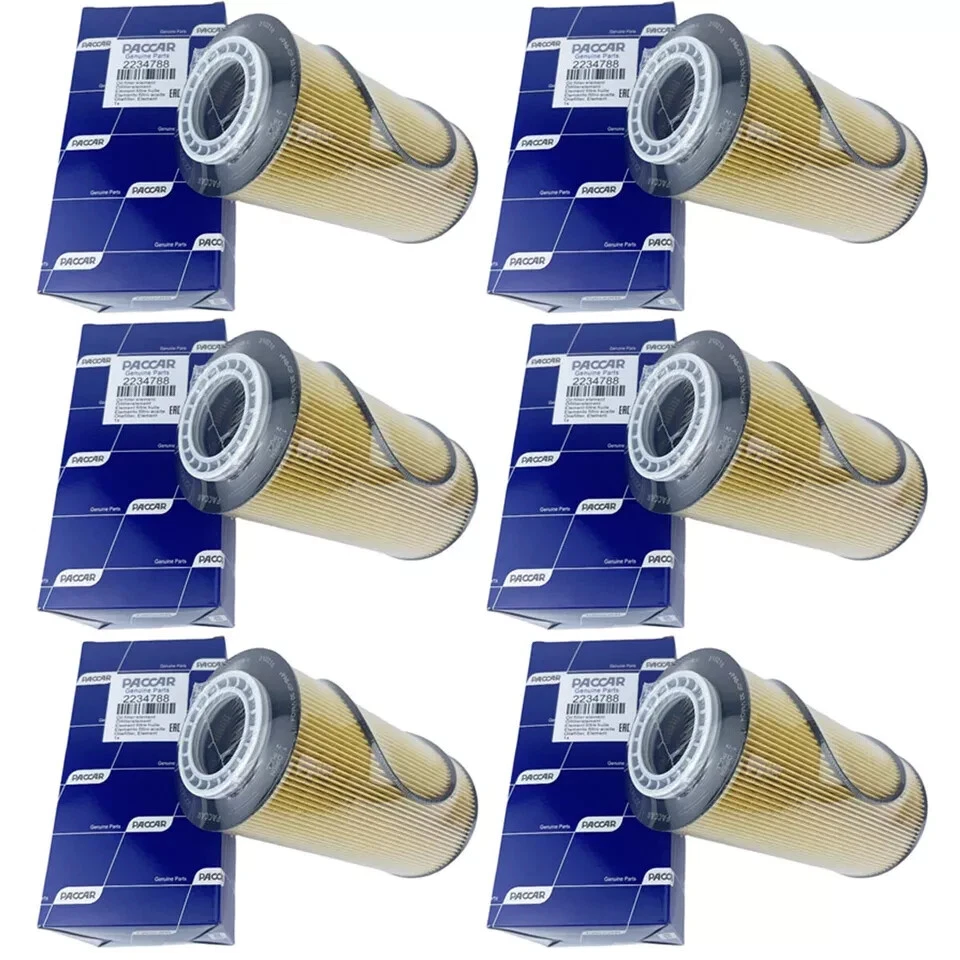 6x 2234788PE Oil Filter Fits For KENWORTH PETERBILT Truck PACCAR MX13 2047411PE - Image 2 of 4