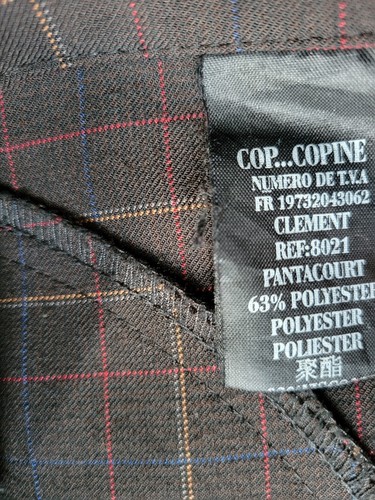 Cop Copine REAR VINTAGE Pants Capri sz 42 made in France - Picture 10 of 14