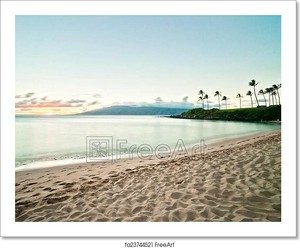 Kaanapali Beach In West Maui Art Canvas Print Poster Wall Art Home Decor Ebay