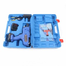 Automatic Rebar Tier Tying Machine Strapping Machine w/ Electric & 2 Batteries