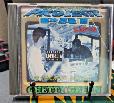 Project Pat Ghetty Green CD Three 6 Mafia Rare HTF OOP [Explicit/PA] Good