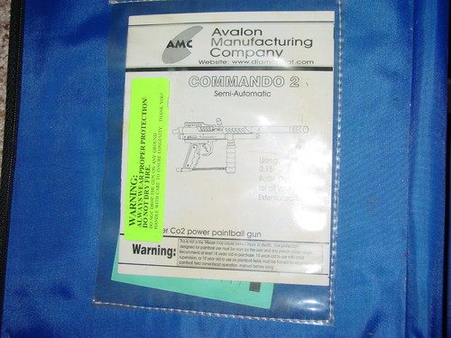 Avalon Manufacturing Company AMC Commando 2 Paintball Marker Gun w/Case! - Picture 4 of 8