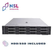 DELL R740xd 12LFF 2x Gold 6132 2.6GHz 28 Cores 128GB H730p 2x 4TB SAS 4xRJ45