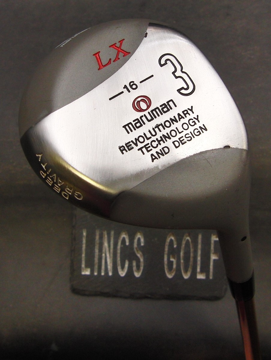 Maruman LX Conductor 16° 3 Wood Stiff Graphite Shaft Maruman Grip Maruman LX Conductor 16° 3 Wood Stiff Graphite Shaft Maruman Grip