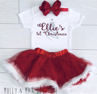 baby girl red tutu skirt