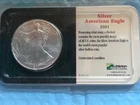 2001 Littleton Coin Company $1 Silver American Eagle Uncirculated Ungraded