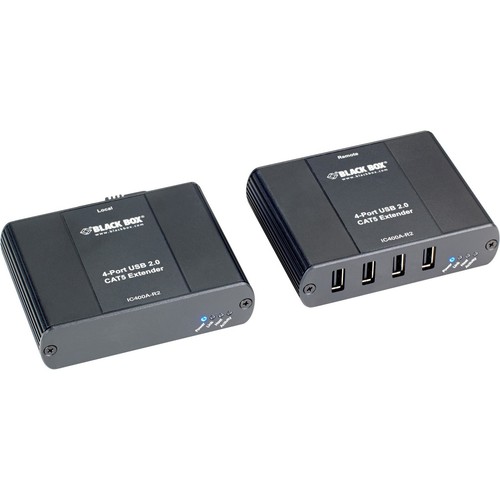Black Box USB 2.0 Extender 4 Port CATx - 2 x Network (RJ-45) - 4 x USB - 328.08 - Picture 2 of 4