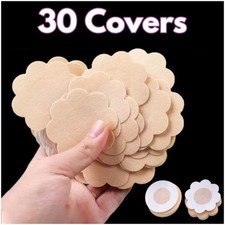 30pcs Nipple Cover Invisible Pasties Adhesive No Bra Stickers Boob Covers