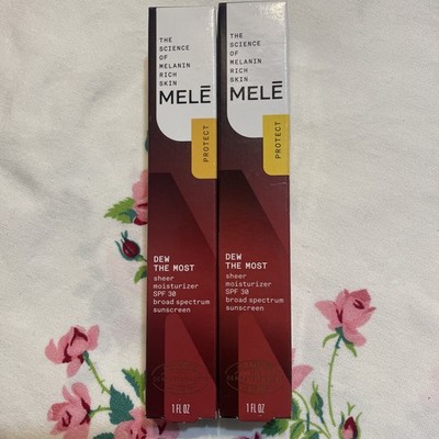 Mele Protect Dew Most Sheer Moisturizer SPF30 1oz New Retired Stock SEE & READ