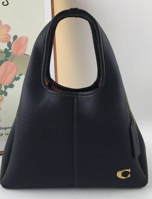 Coach Handtasche Lana Leder Schwarz Neu 