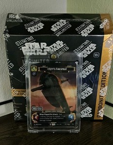 Star Wars Unlimited Prestige Serialized Fett’s Firespray 002/250 - JTL