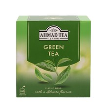 Ahmad Tea Green Tea, Teabags 100 100 Count Pack of 1 , Pure