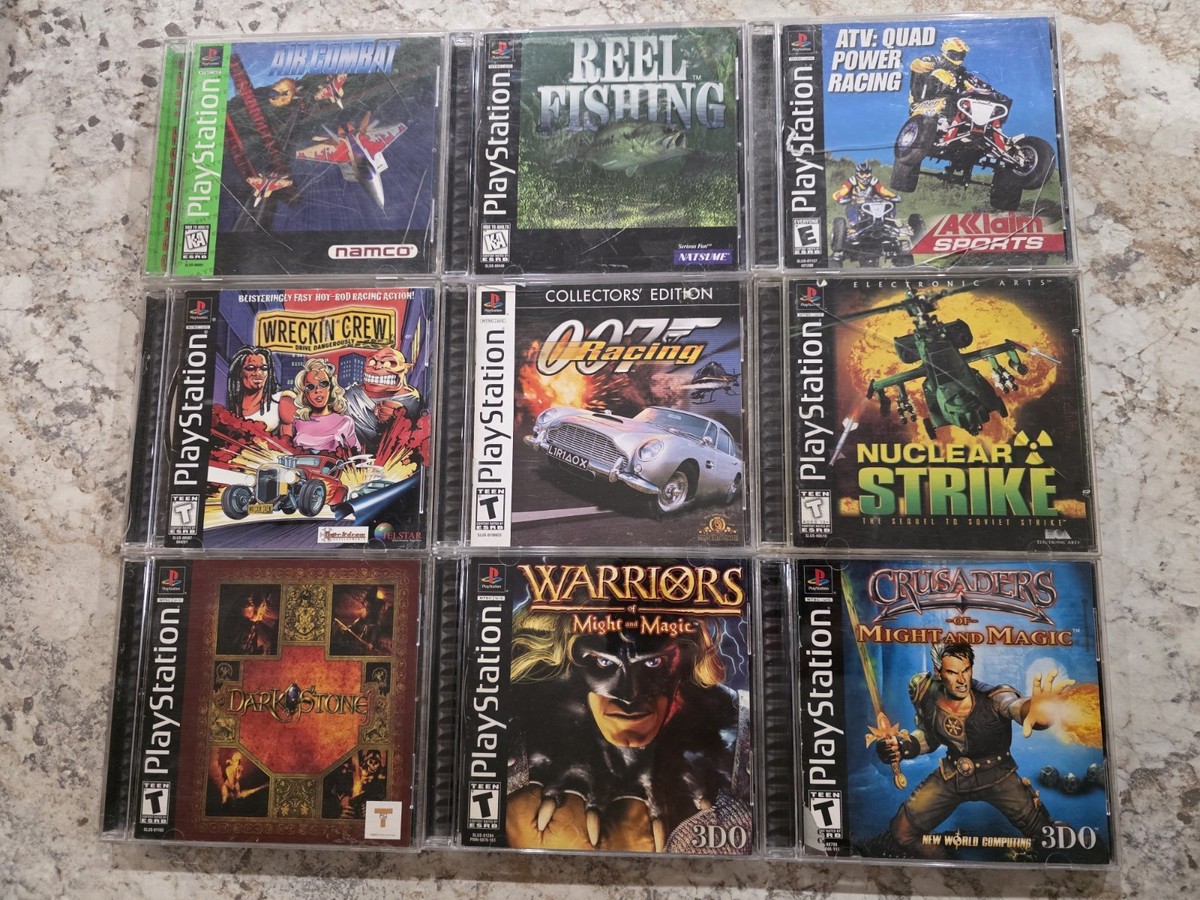 HUGE PS1 Game Lot (38 Games) All Games Tested. Tekken Long Box | eBay