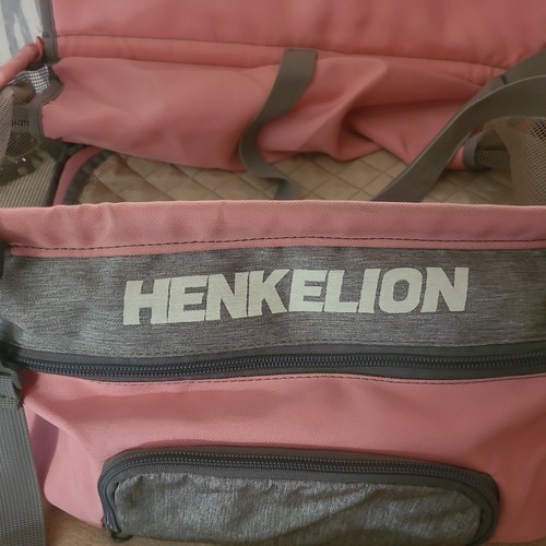Dog Car Seat Henkelion med pink Pet Booster With Pockets