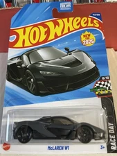 Lot of TWO(2) 2025 Hot Wheels Race Day #6/10 Gray McLaren W1!