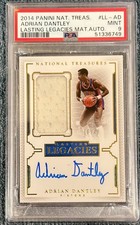 2014 NAT. TREAS. ADRIAN DANTLEY #LL-AD Lasting Legacies MAT. AUTO #/49 PSA 9