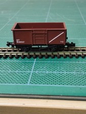 Minitrix N Gauge N502 16T Steel Mineral Wagon BR B586537 Brown Unboxed