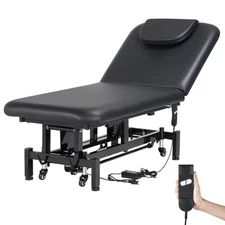 Uimoso Electric Massage Table Height Adjustable with 0-45° Adjustable Backrest