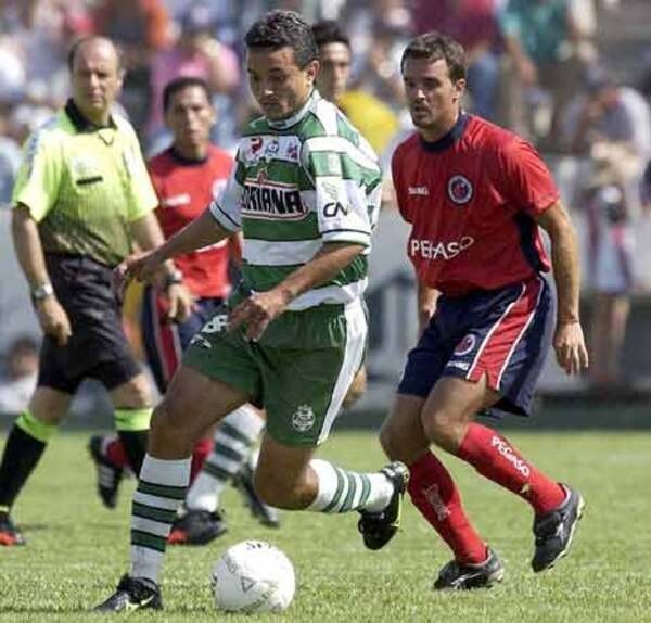 Santo Laguna Jersey Season 2001-2002 XLarge #8 GUTTO AUTOGRAFEADA Match Worn