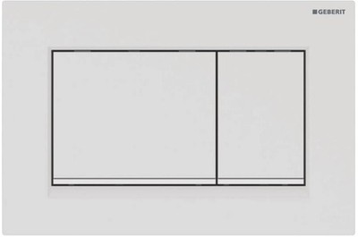 115.883.01.1 Betätigungsplatte Sigma30 für 2MengenSpülung, weiß matt, 115883011