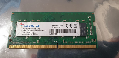 ADATA 8GB DDR4 Laptop Ram 2666MHz AO1P26KC8T1-BXPS 1Rx8 PC4-2666V