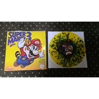 Super Mario Bros 3 soundtrack vinyl NES Nintendo record Splatter Koji Kondo