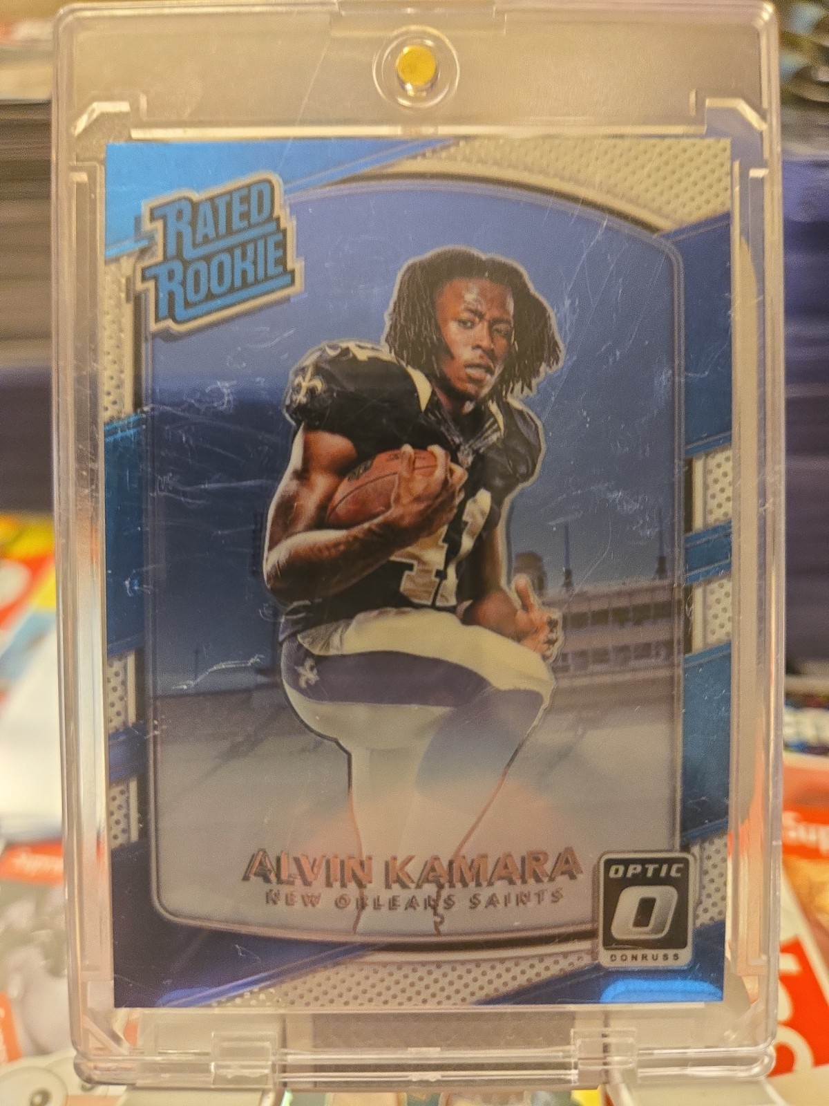 2017 Donruss Optic - Rated Rookie Alvin Kamara #199 Holo Prizm (RC)
