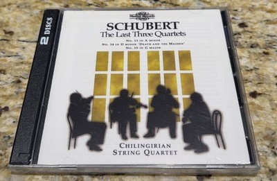 SCHUBERT-THE LAST THREE QUARTETS CHILINGIRIAN STRING CD NEW SEALED 2-CD SET