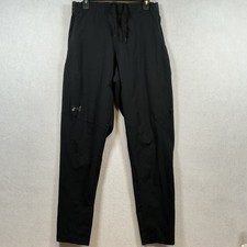 Under Armour Mens Fitted Athletic Joggers Black Training Pants Lrg YDSTDLXZ00264