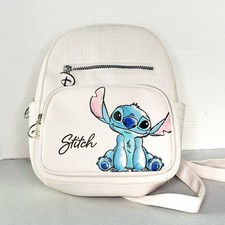 Primark Disney Lilo Stitch Backpack Embossed Ivory Limited Edition Collectible
