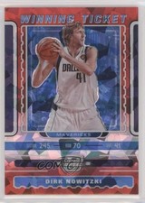 2019-20 Contenders Optic Winning Tickets Red Cracked Ice Prizm Dirk Nowitzki dq2
