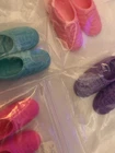 4 Pairs Vintage Barbie Size Doll 1980's Style Tennis Shoes Sneakers Runners
