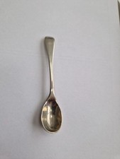 Vintage EP Silver Plate Salt / Mustard Spoon 7.5cm Long 