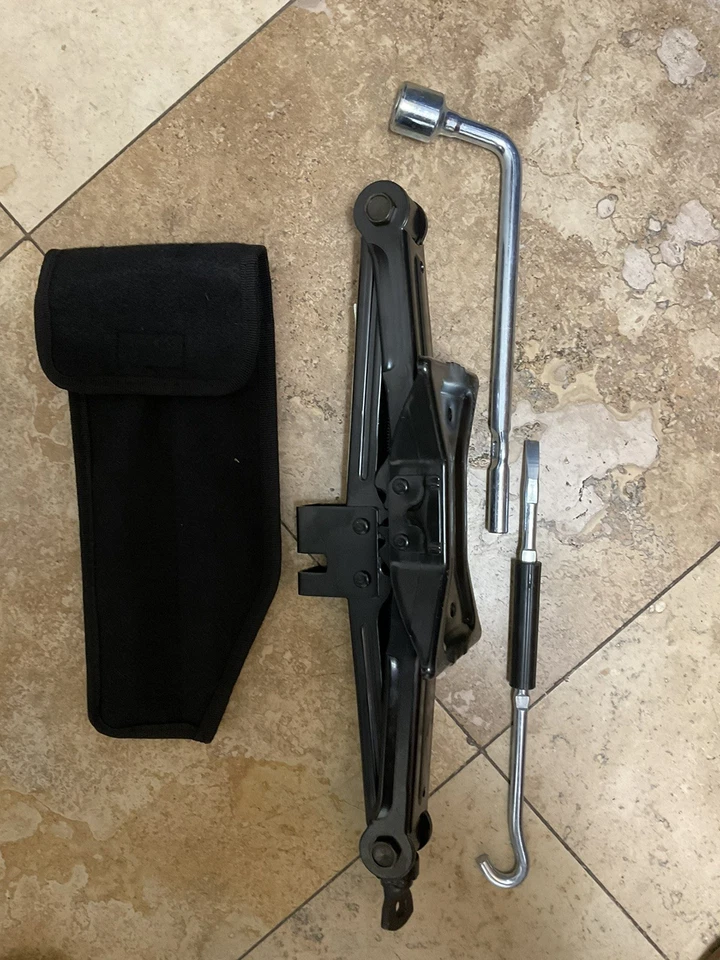 02-03-04-05-06-07-08-09-11-12-13 Hyundai Santa Fe Tire Jack with Tools OEM - Image 4 of 4