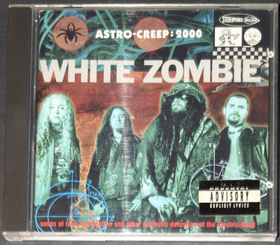 White Zombie Astro Creep 2000 CD 1995 1st Edition Songs Of Love Destruction