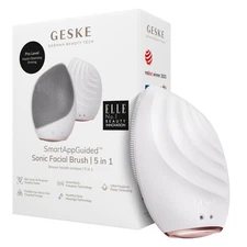 GESKE SmartAppGuided Sonic Facial Brush 5 in 1 | Electric Facial Cleansing Brush