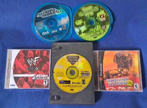 Tokyo Xtreme Racer 2 (Sega Dreamcast, 2000) + Plasma Sword, Toy Commander Lot