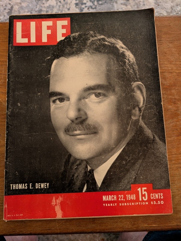 Life Magazine - March 22, 1948 - Thomas Dewey, Marlon Brando, Western Culture