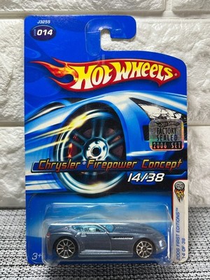 Hot Wheels 2006 First Editions 14 of 38 Chrysler Firepower Concept #014 Blue FS