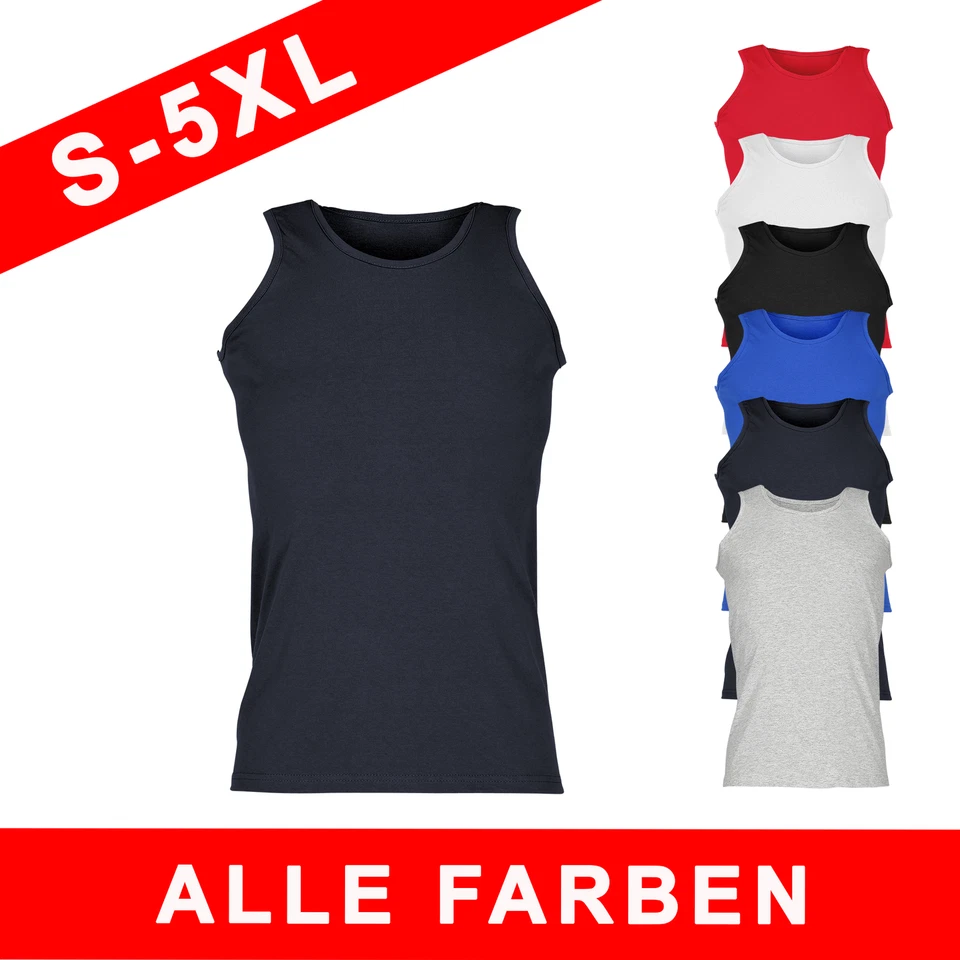 Fruit of the Loom Athletic Vest Unterhemd Herren | S-5XL | Baumwolle - Bild 1 von 1