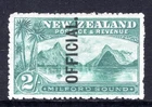 New Zealand 1907-11 Officials - 2/- Milford Sound HM (SG O66)