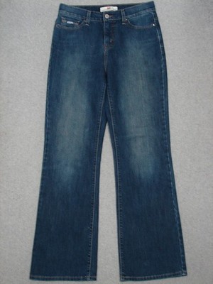 QE07434 2012 **LEVI'S** 512 PERFECTLY SLIMMING BOOT CUT WOMENS JEANS sz8M DARK